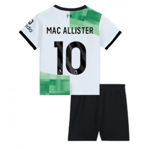 Maillot de foot Liverpool Alexis Mac Allister #10 Extérieur enfant 2023-24 Manches Courte (+ pantalon court)